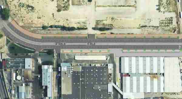 Accesos polígono calle Ventalomar 2