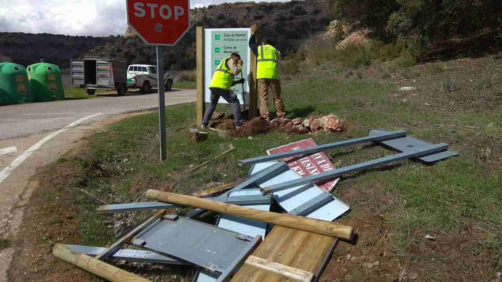 Nueva señalización en el Parque de Las Lagunas de Ruidera 1