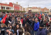Valoración positiva de la concentración en la Plaza de España con motivo del Día Internacional de la Mujer 1