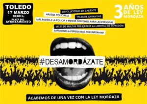 Amnistía Internacional llama a la movilización ciudadana contra la "Ley Mordaza" el próximo sábado 17 de marzo 1