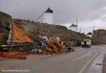 Emma golpea los Molinos de Viento de Consuegra 4