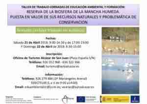 Jornadas de Educación Ambiental y Formación de la Reserva de la Biosfera de la Mancha Húmeda 1