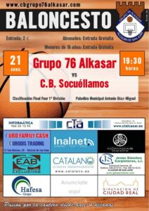 Este sábado, el Grupo76 Alkasar juega su partido decisivo 1