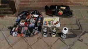 La Policía Local actúa contra los grafitis 1