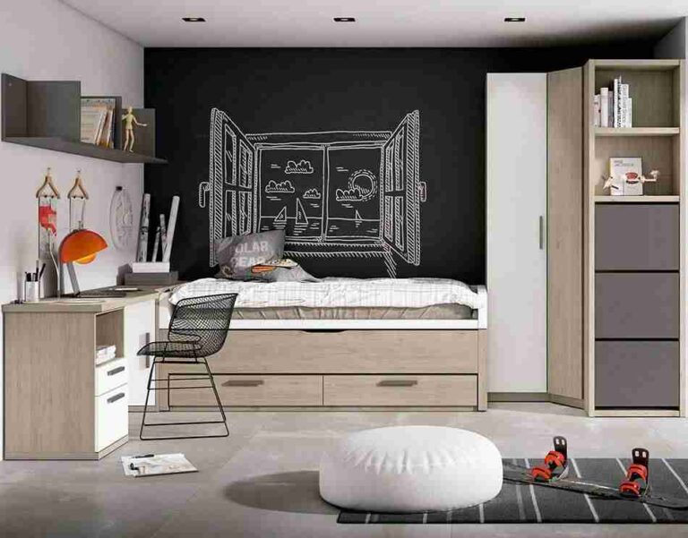 Crear una buena zona de estudio en habitaciones infantiles