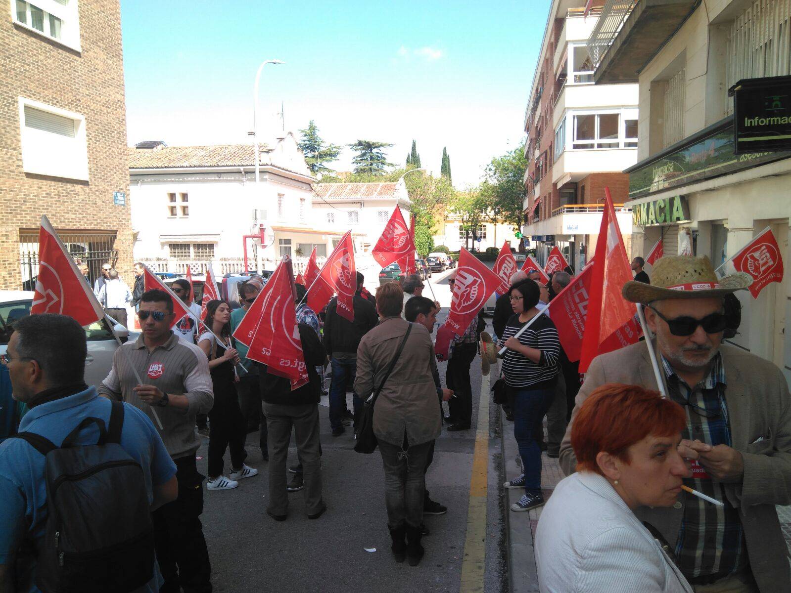 Jornada de lucha de UGT y CCOO hoy en las cinco capitales 2 Jornada de lucha de UGT y CCOO hoy en las cinco capitales 2