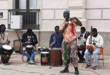 Mucha participación en la Fiesta senegalesa en la plaza de España 8