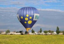 Alcázar desde las alturas con un Globo aerostático hoy 1 de mayo 3 Alcázar desde las alturas con un Globo aerostático hoy 1 de mayo 3