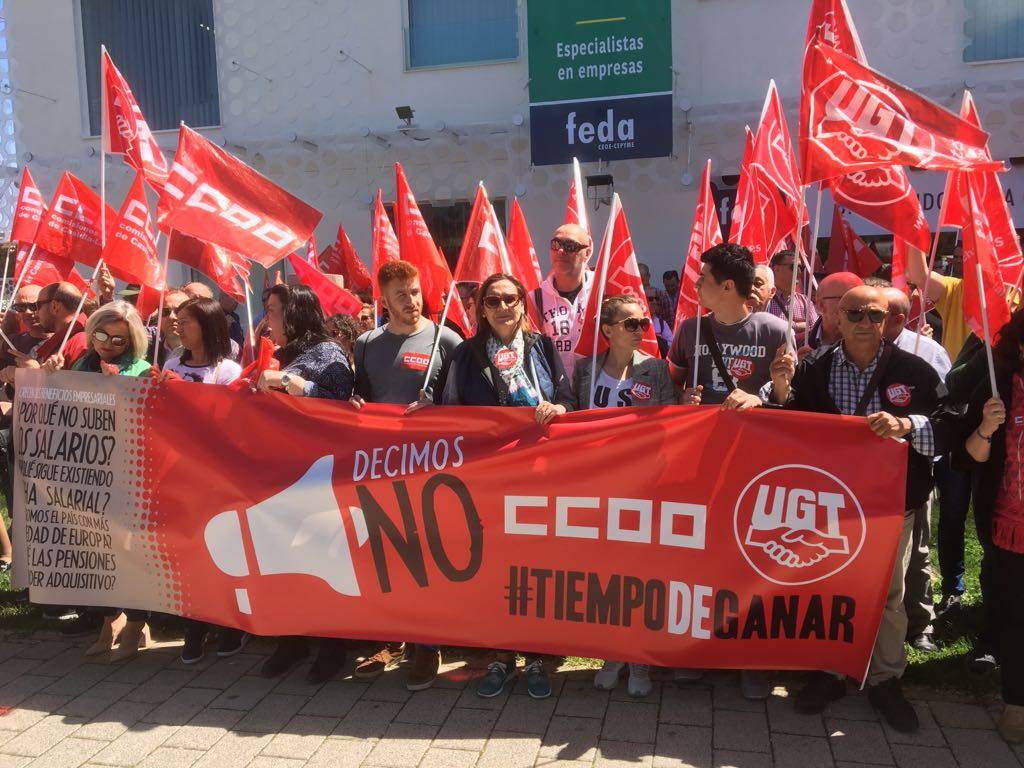 Jornada de lucha de UGT y CCOO hoy en las cinco capitales 1 Jornada de lucha de UGT y CCOO hoy en las cinco capitales 1
