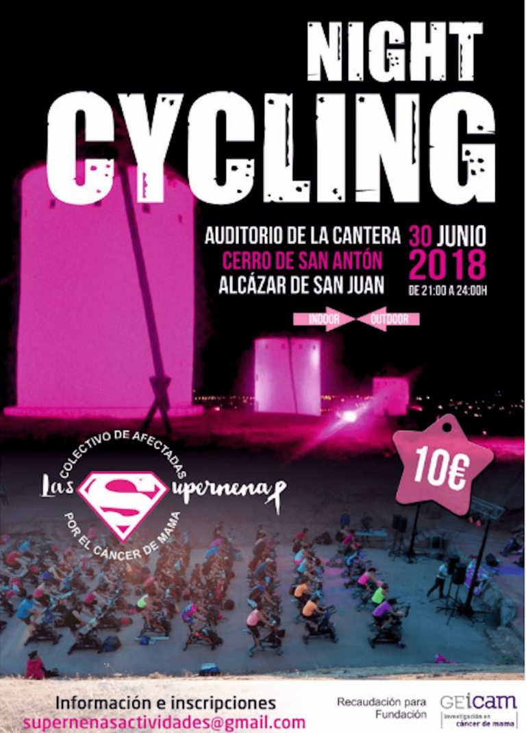II Máster Night Cycling benéfica organizado por el colectivo de las Supernenas