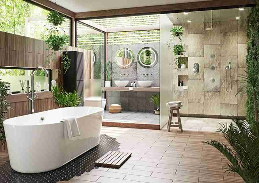 Ideas geniales para tener en casa un cuarto de baño tropical 2