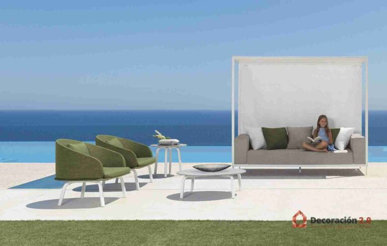 Sombrillas y toldos de diseño italiano para protegernos del sol con elegancia