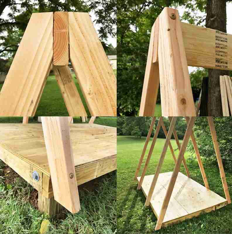 Construye tú mismo una casita de juegos de madera para el jardín 5