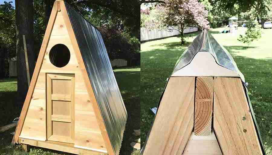 Construye tú mismo una casita de juegos de madera para el jardín 8