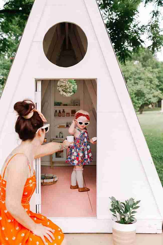 Construye tú mismo una casita de juegos de madera para el jardín 9