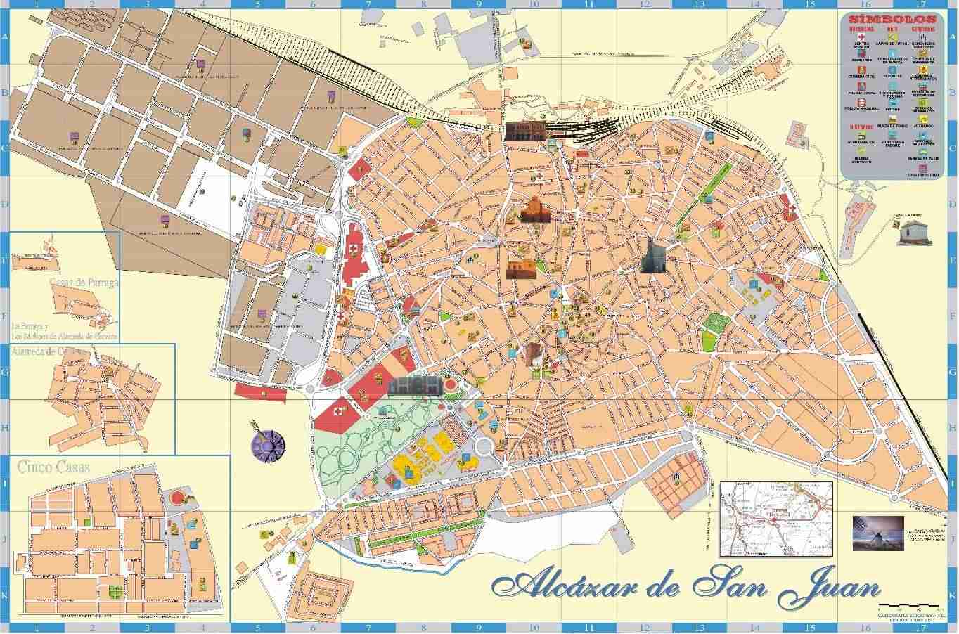 Mapas, Callejero, ubicación de Alcázar de San Juan 1