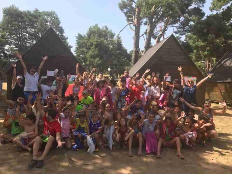 Alcazareños en el campamento infantil celebrado en Condemios
