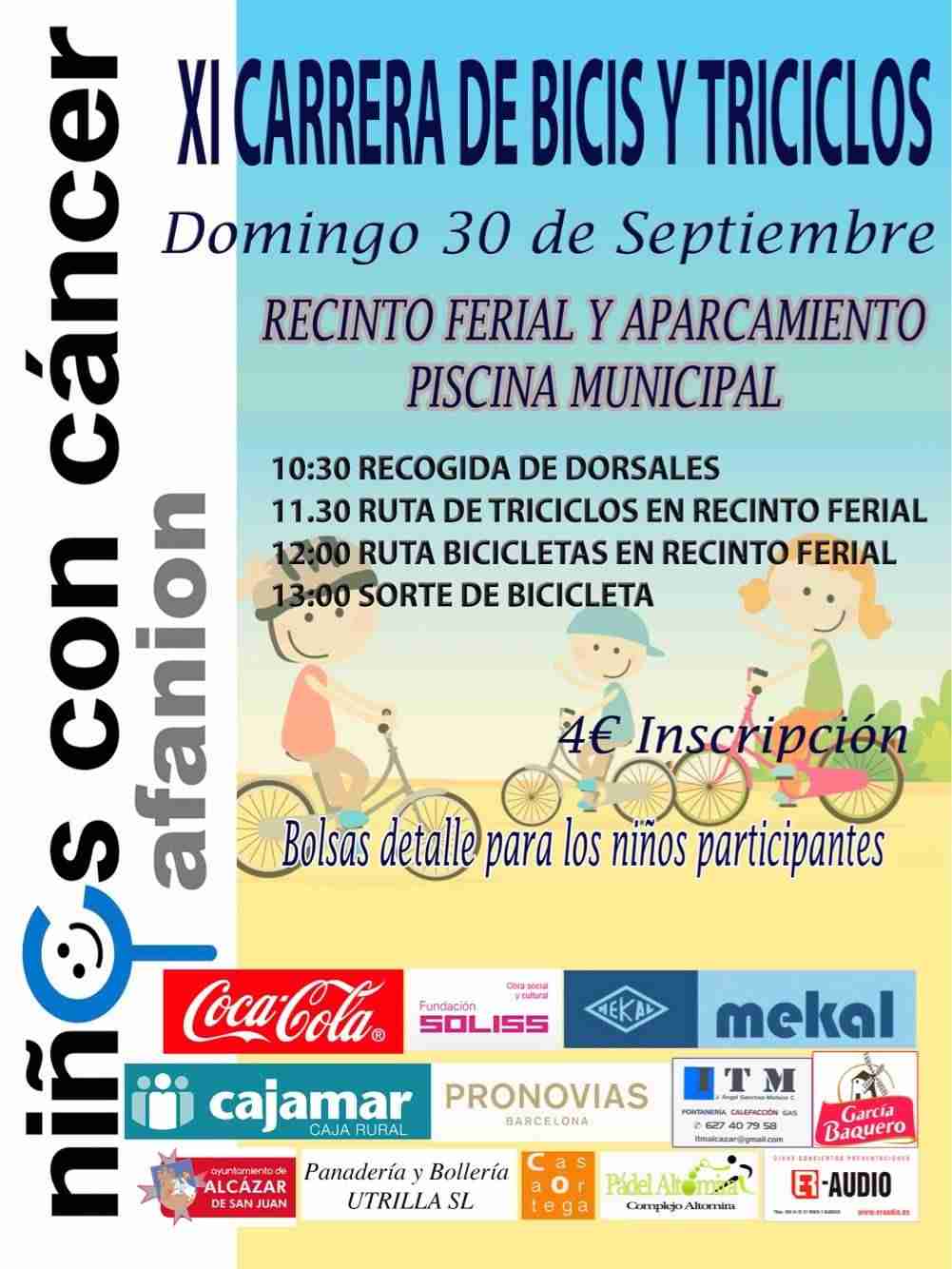 XI Carrera de Bicis y Triciclos de AFANION el domingo 30 de septiembre 1 XI Carrera de Bicis y Triciclos de AFANION el domingo 30 de septiembre 1