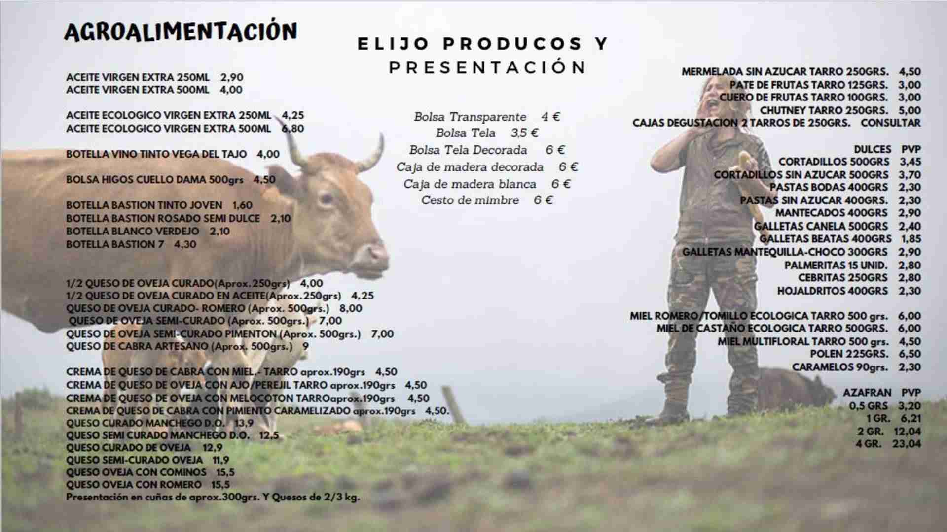 Productos de mujeres rurales para promocionar los canales cortos de comercialización 4