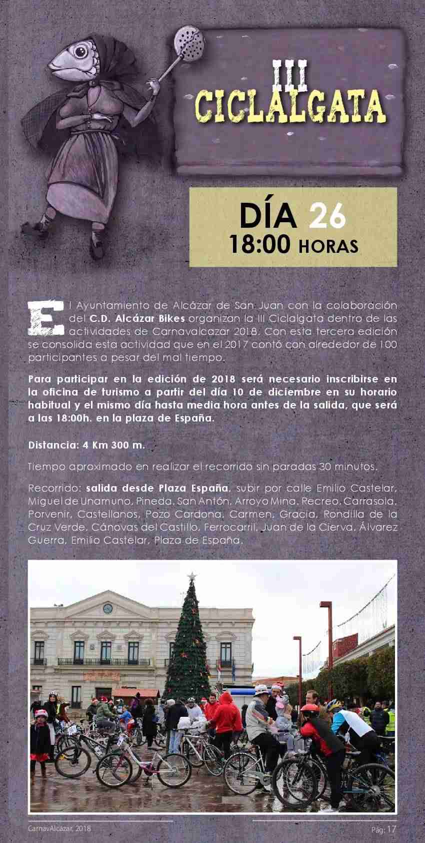 Programación completa del Carnavalcázar 2018 16