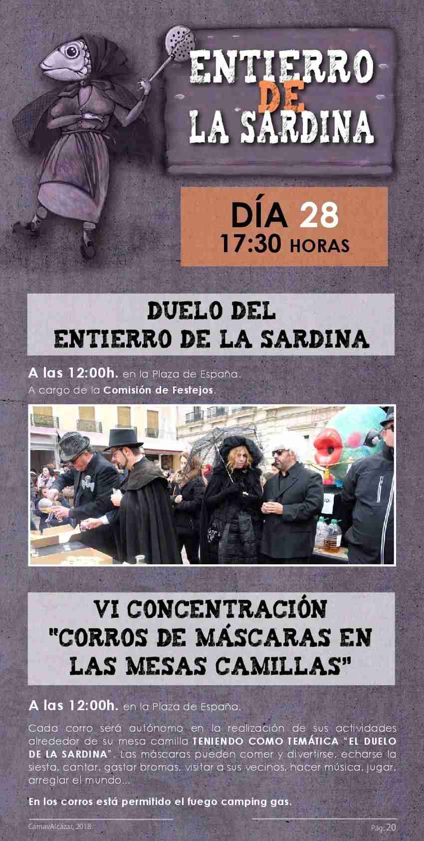 Programación completa del Carnavalcázar 2018 19