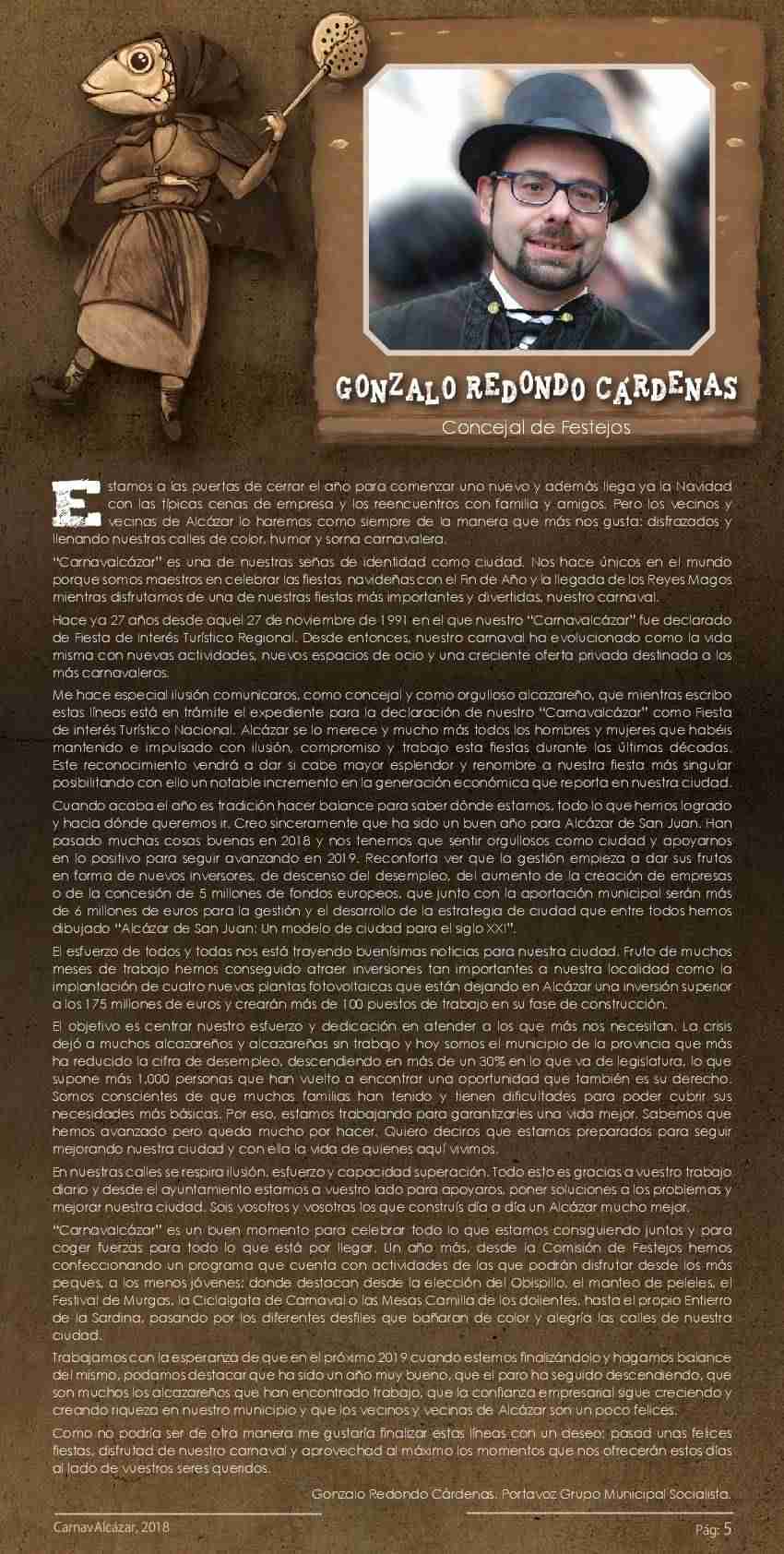 Programación completa del Carnavalcázar 2018 5