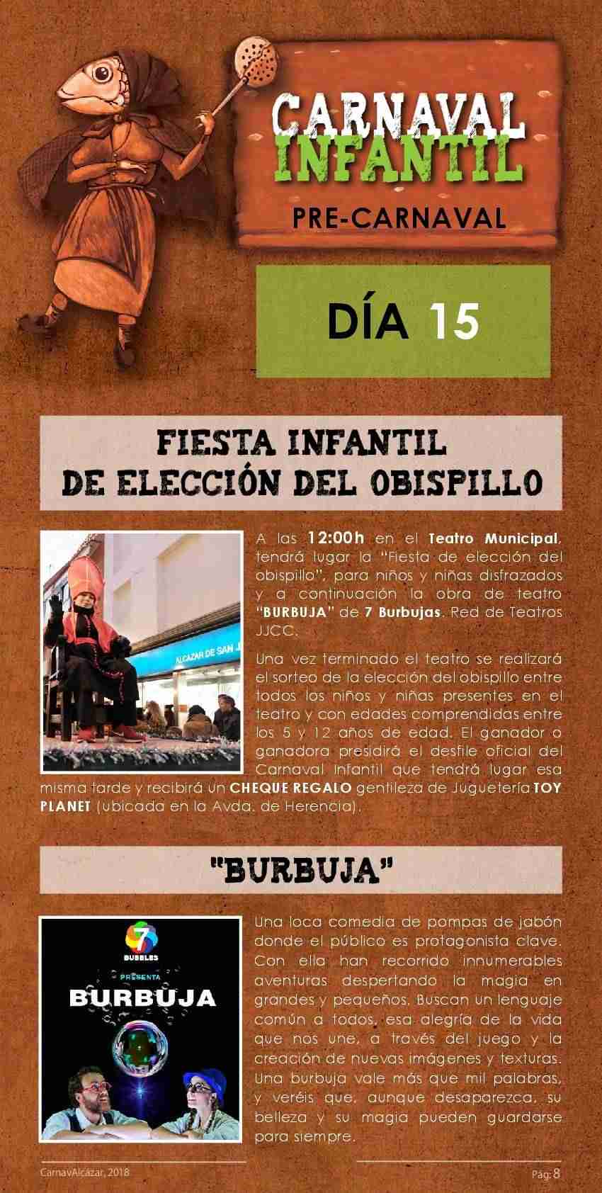 Programación completa del Carnavalcázar 2018 8