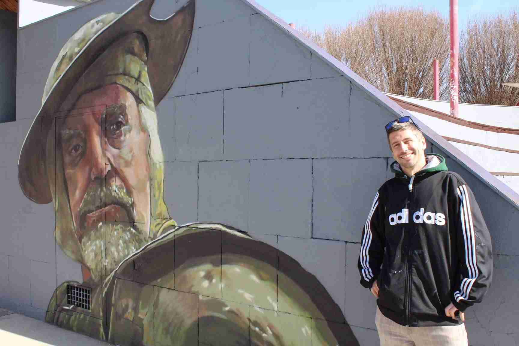 El auditorio del Parque Cervantes comienza a cobrar nueva vida de la mano del arte urbano 1