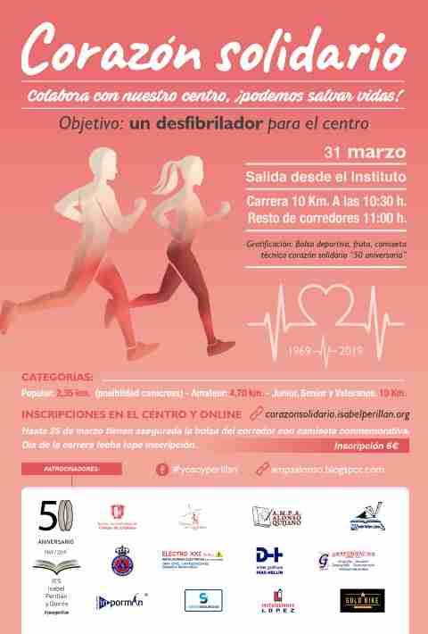 Carrera solidaria “Corazón solidario” en Campo de Criptana 1