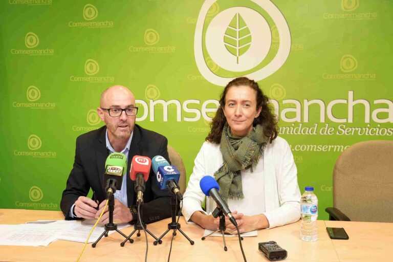 La línea amarilla aumentará su presencia en los municipios de Comsermancha con 144 nuevos contenedores