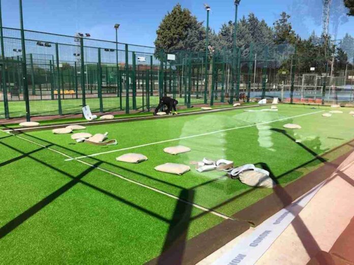 cesped pistas padel alcazar