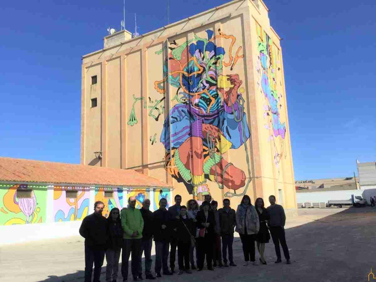 La Diputación recupera los silos e implica a personas con capacidades diferentes en un proyecto de arte mural sin precedentes 3