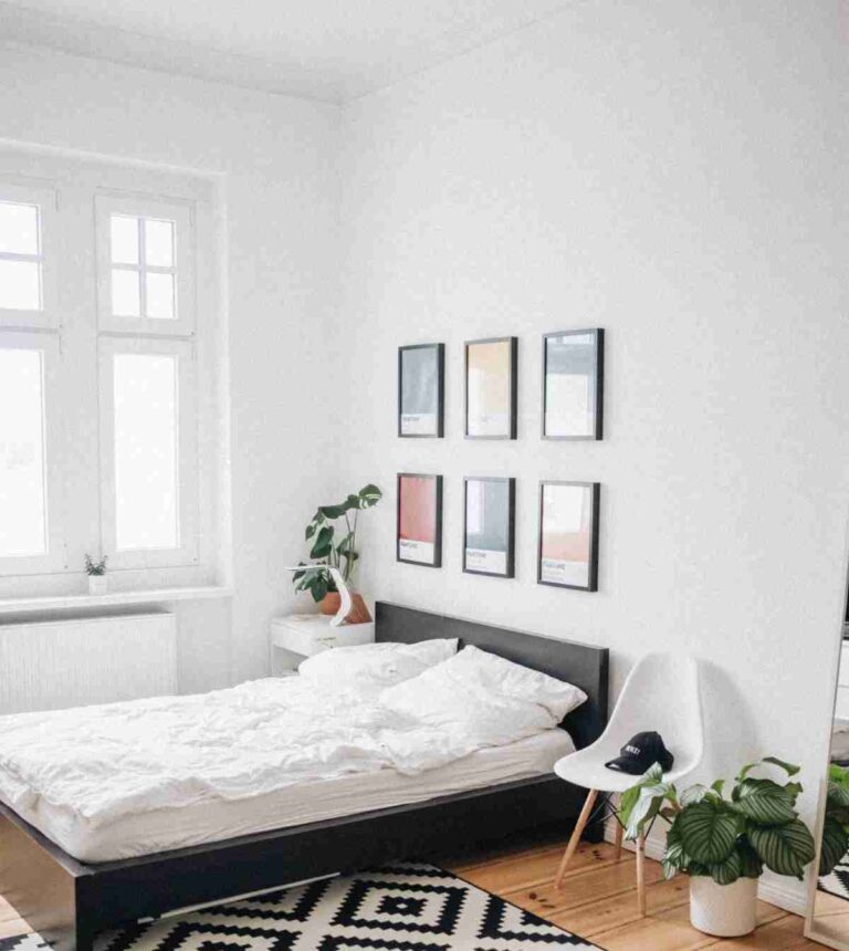 El color blanco es genial para decorar tu dormitorio