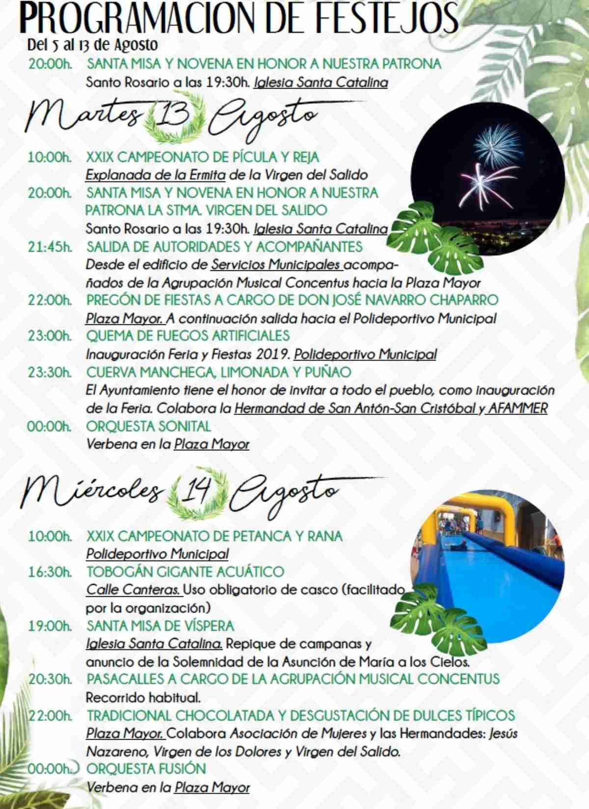 Carrizosa (Ciudad Real) invita a sus Fiestas de la Virgen del Salido del 13 al 16 de agosto 1
