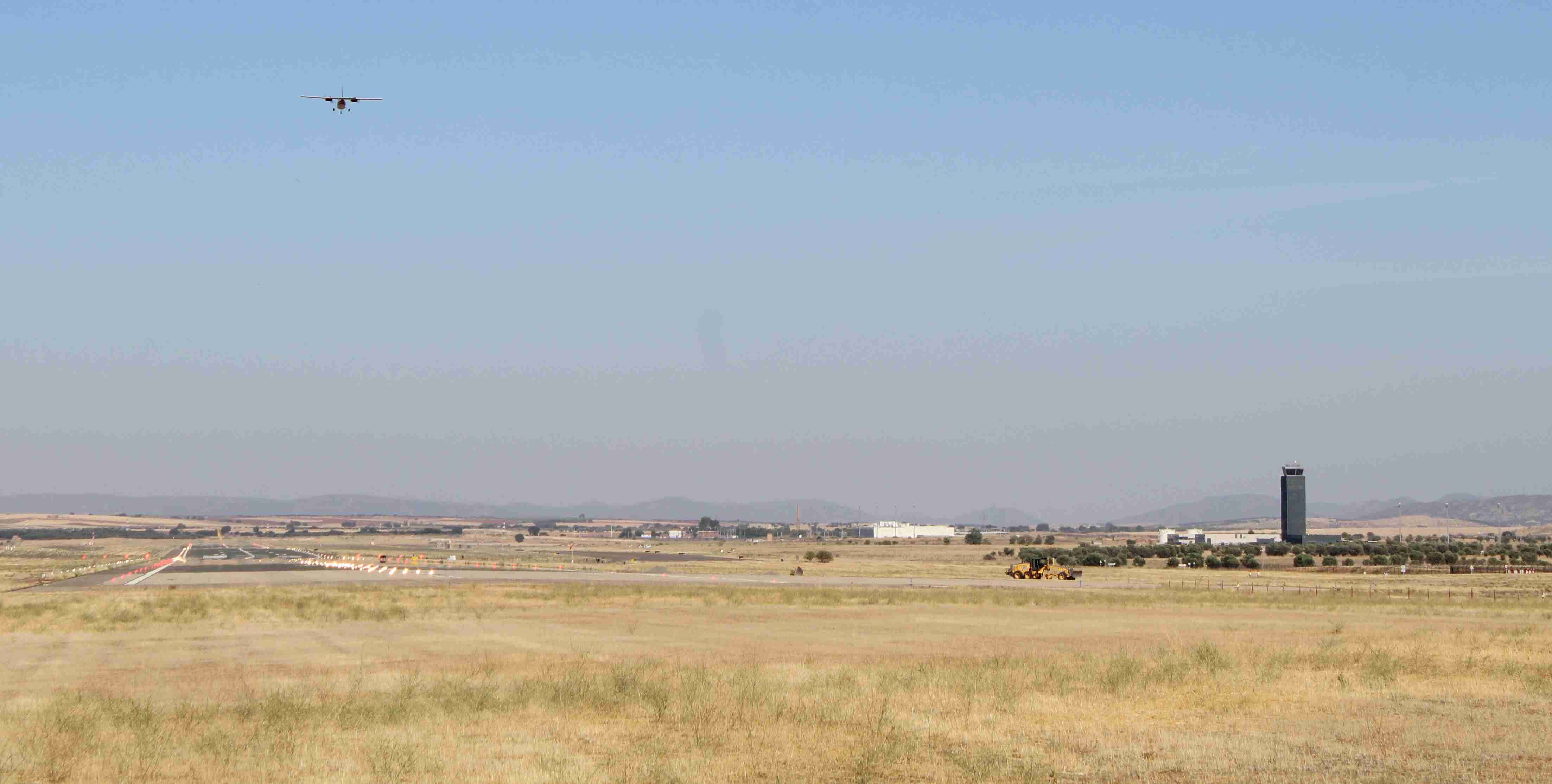 El Aeropuerto de Ciudad Real realiza un nuevo vuelo de comprobación de sistemas 1