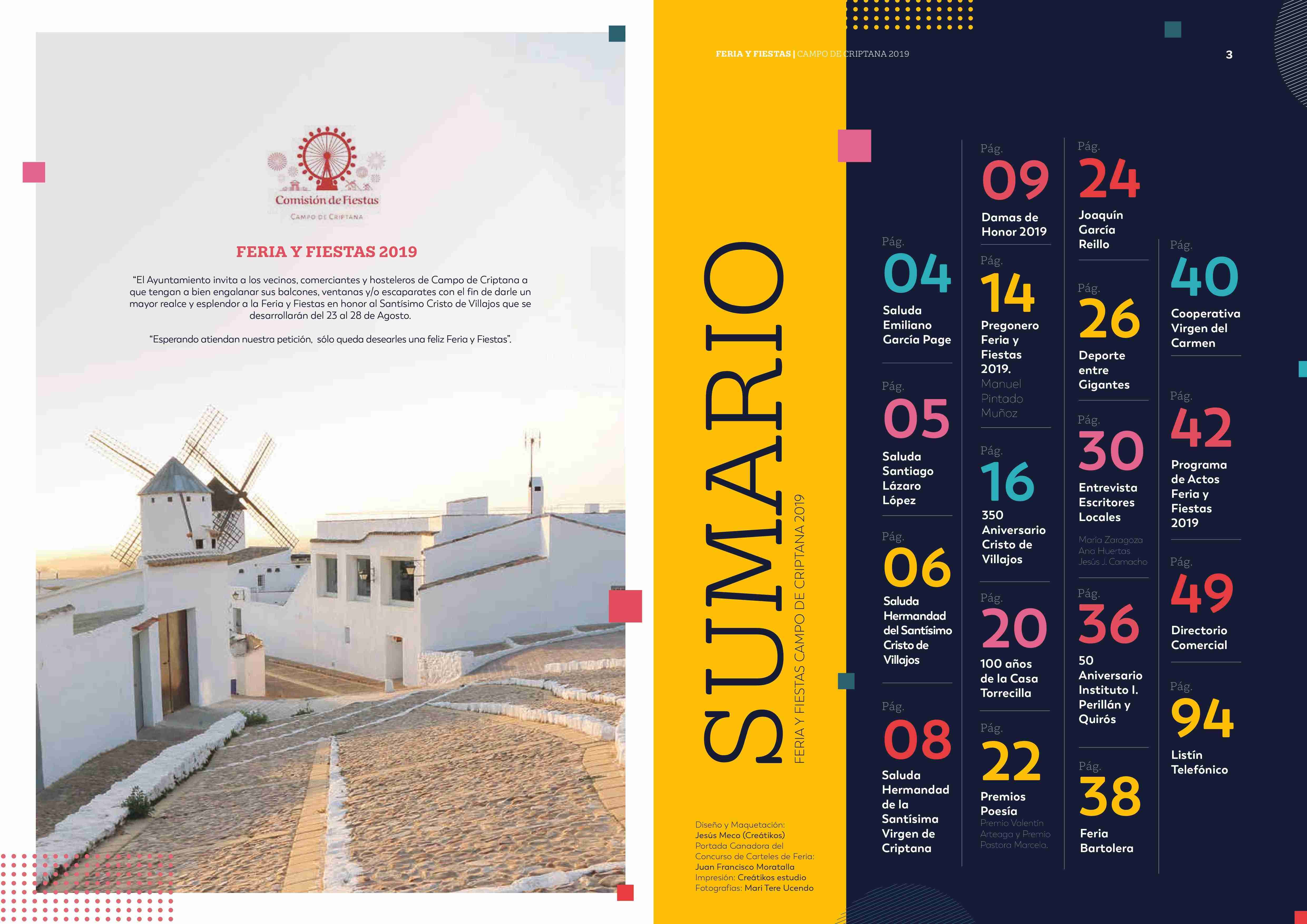 Campo de Criptana se prepara para una Feria y Fiestas repletas de novedades 1