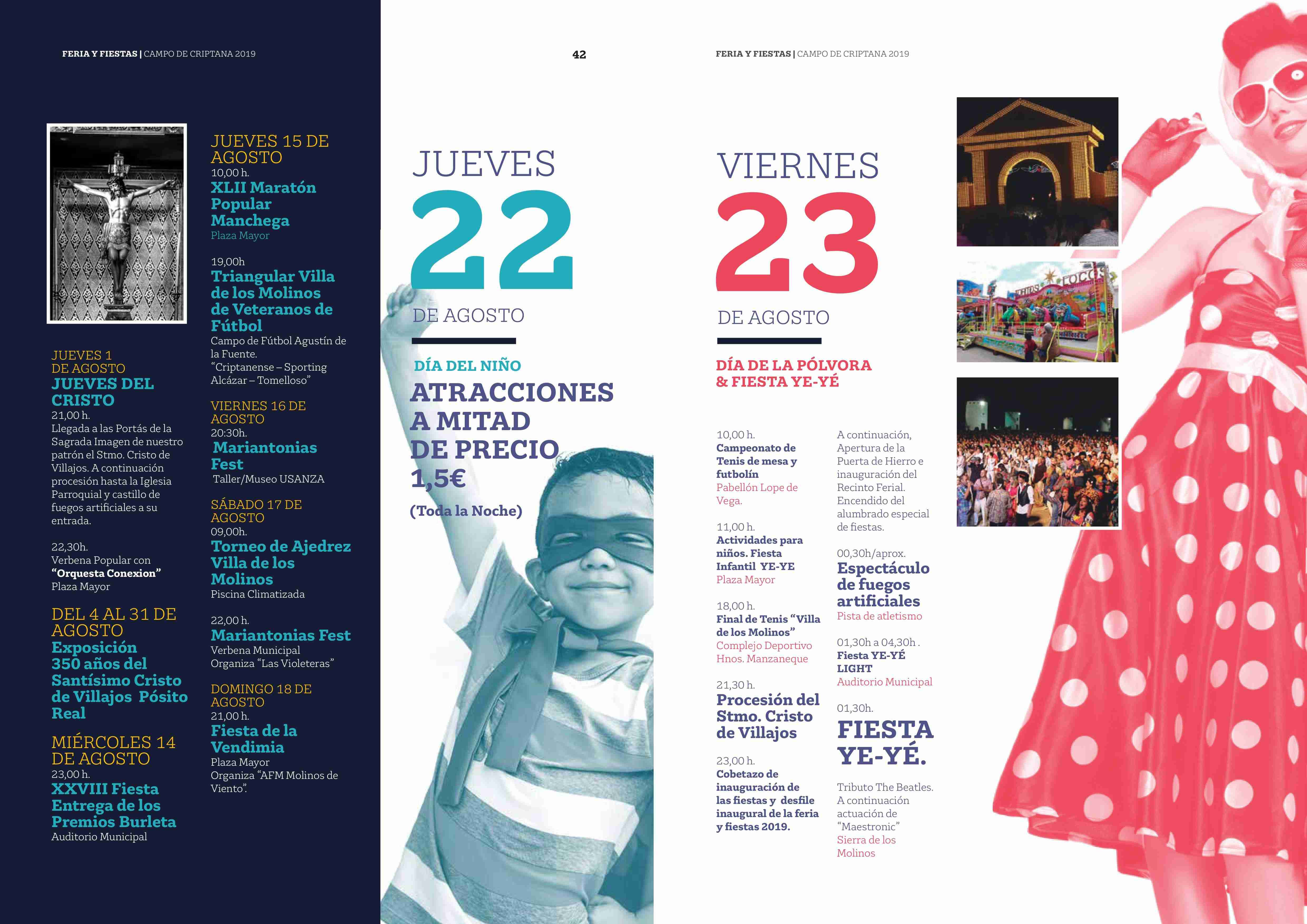 Campo de Criptana se prepara para una Feria y Fiestas repletas de novedades 21