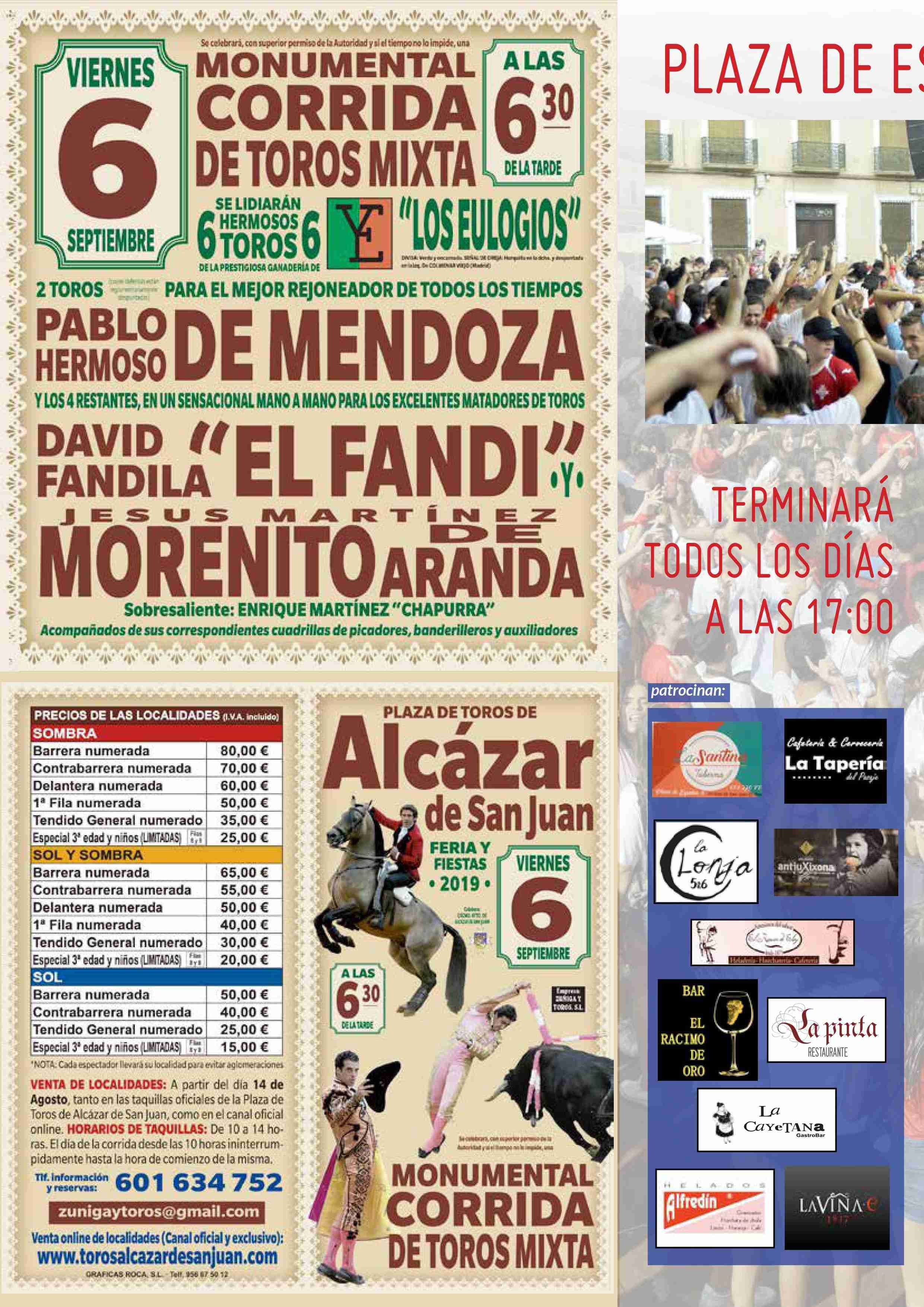 Libro de la programación de Feria y Fiestas 2019 de Alcázar de San Juan 14