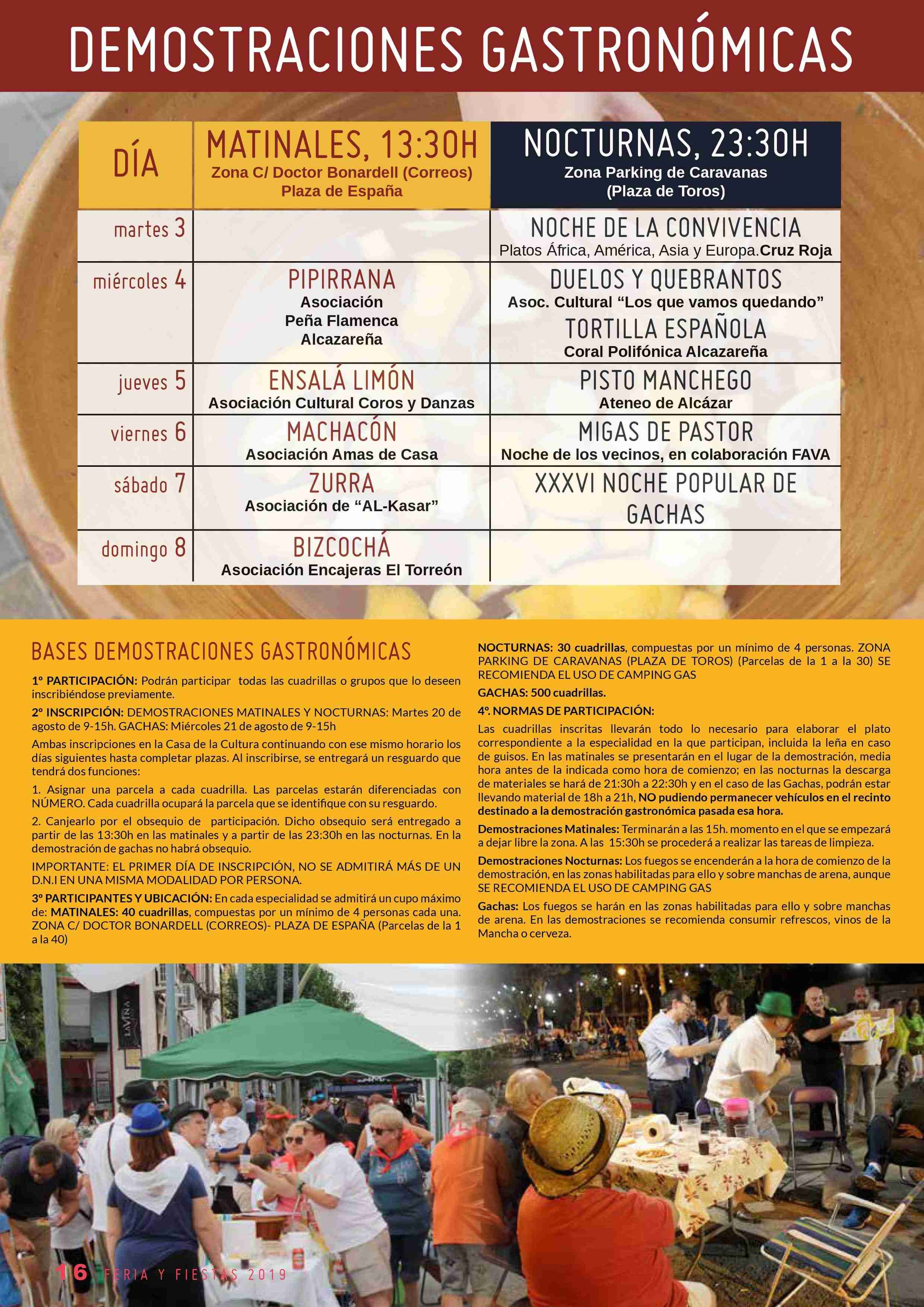 Libro de la programación de Feria y Fiestas 2019 de Alcázar de San Juan 16