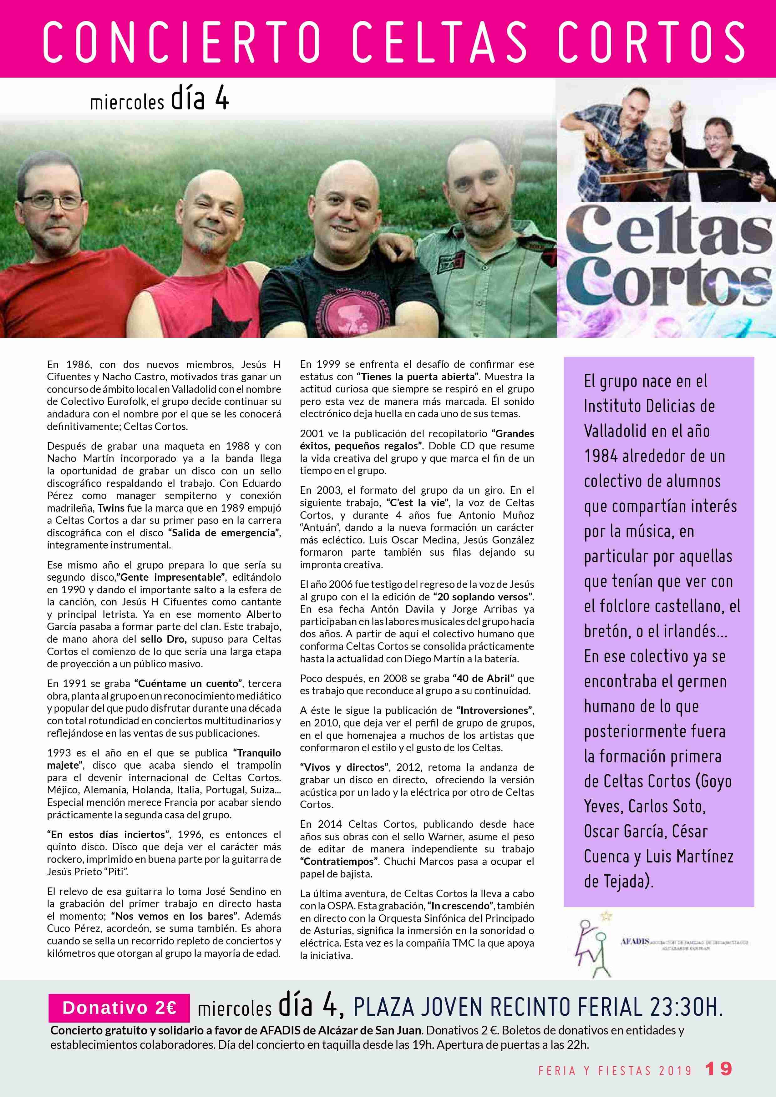 Libro de la programación de Feria y Fiestas 2019 de Alcázar de San Juan 19