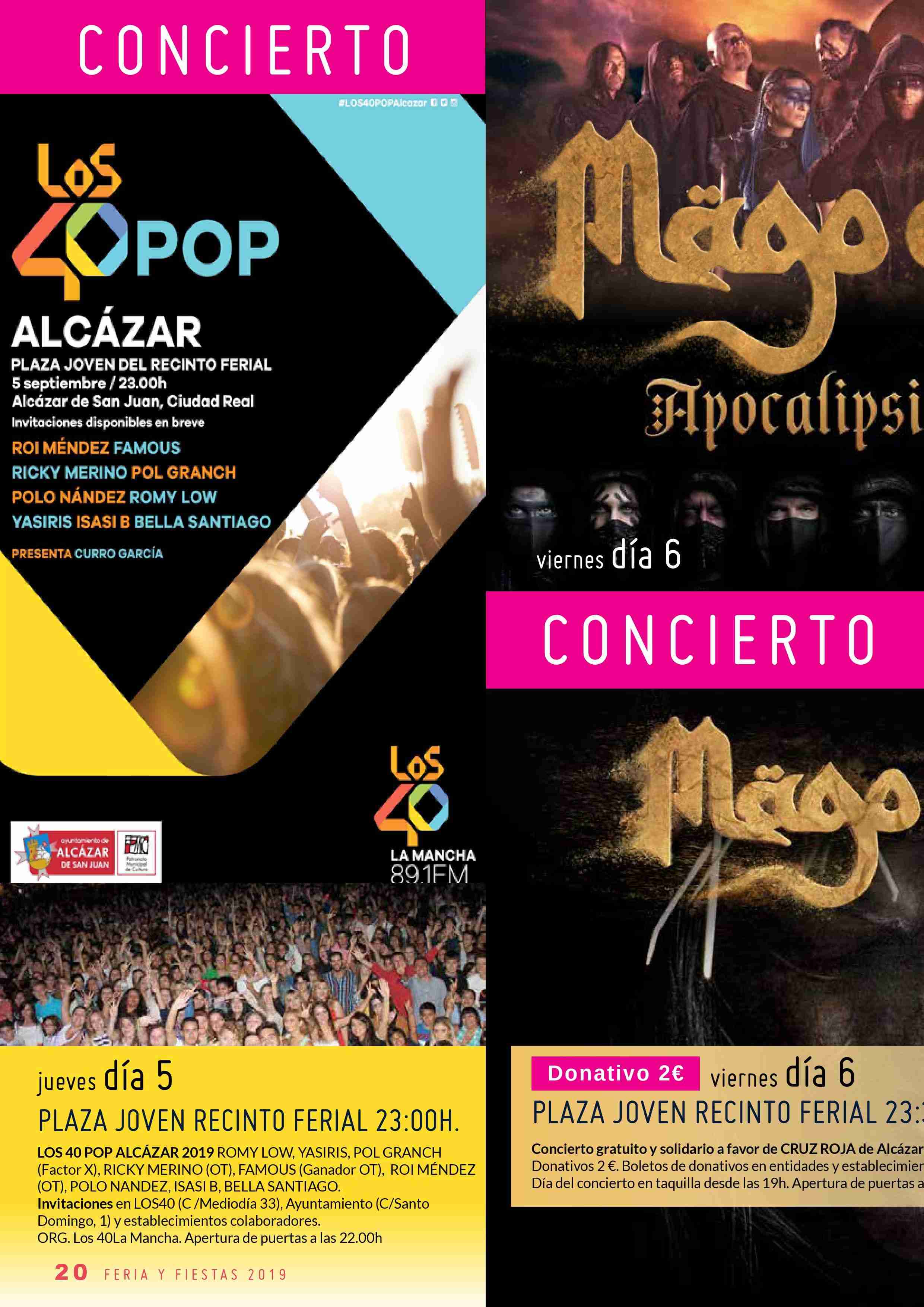 Libro de la programación de Feria y Fiestas 2019 de Alcázar de San Juan 20