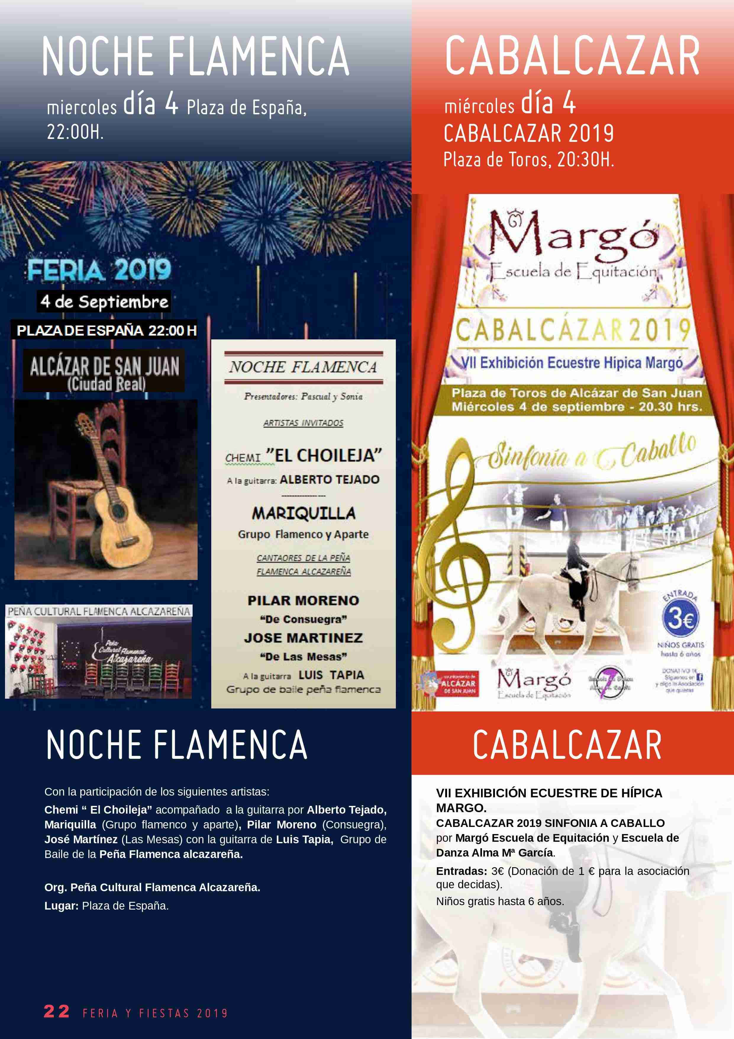Libro de la programación de Feria y Fiestas 2019 de Alcázar de San Juan 22