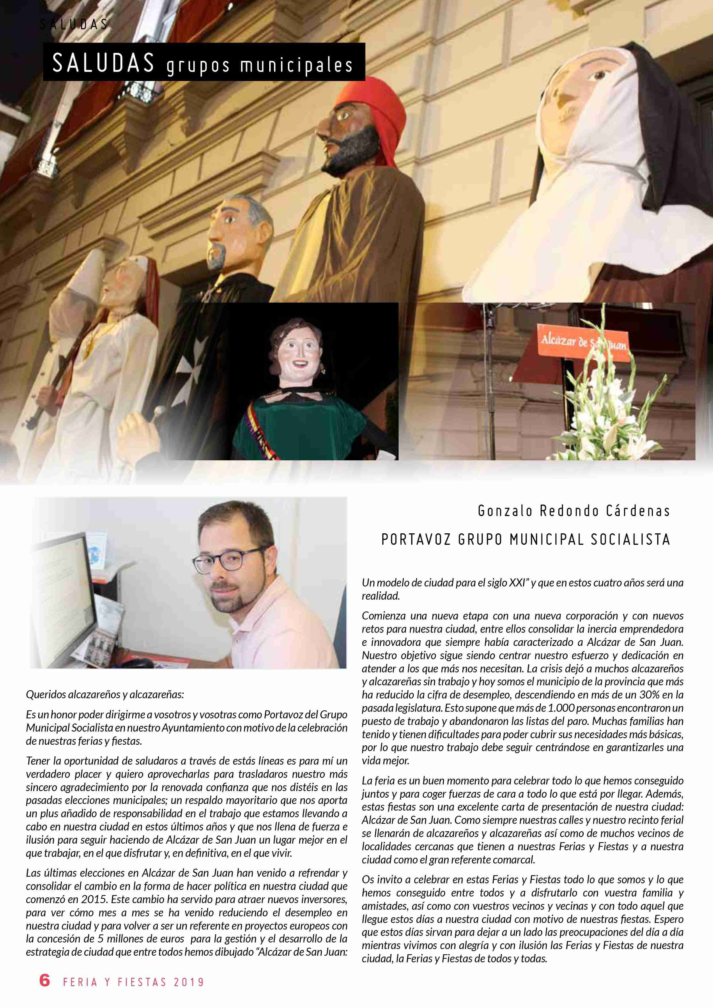 Libro de la programación de Feria y Fiestas 2019 de Alcázar de San Juan 6