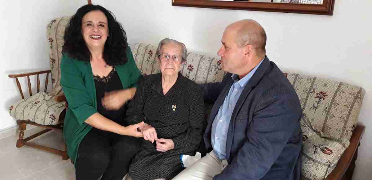 Villarrubia de los Ojos le rinde homenaje a una de las vecinas más longevas, con 101 años de edad 1