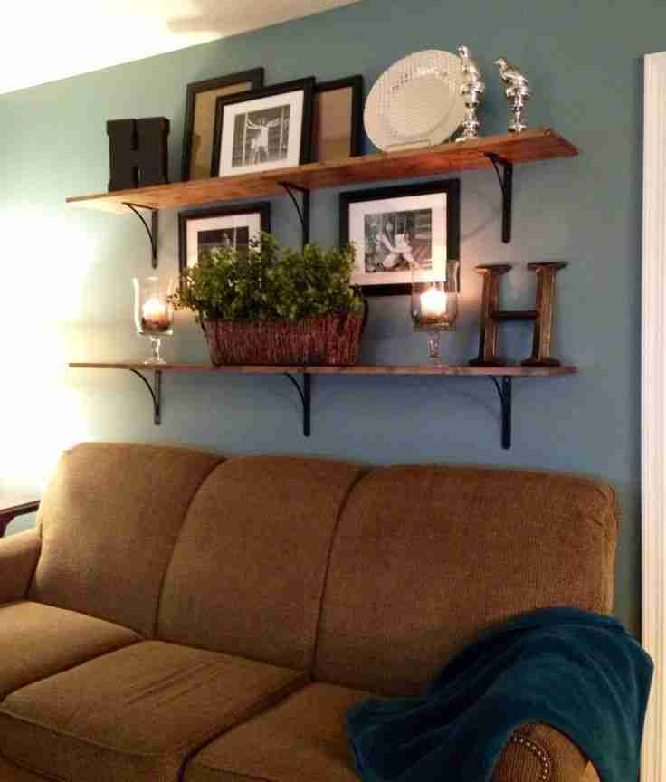 Ideas para decorar la pared de detrás del sofá