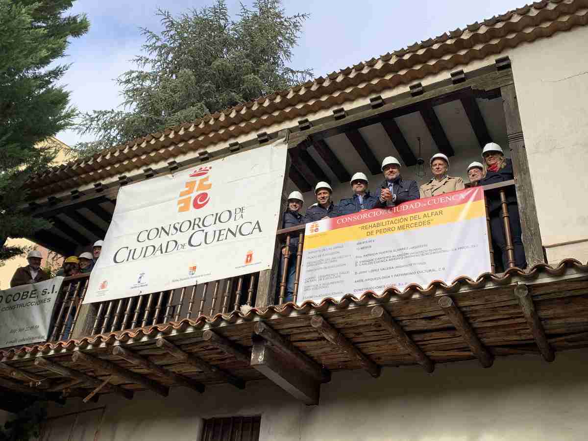 El vicepresidente de Castilla-La Mancha visitó obras de rehabilitación del alfar de Pedro Mercedes 1