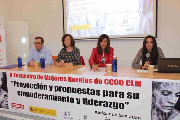 CCOO de Castilla La Mancha celebra en Alcázar el segundo encuentro «Mujeres en el medio rural»