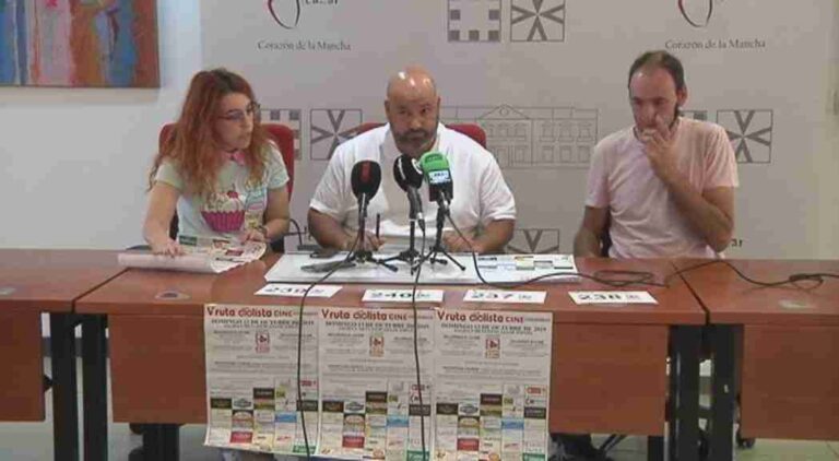 Presentada la Ruta en Bici que forma parte de las Jornadas de Cine solidario que se celebra durante el mes de octubre