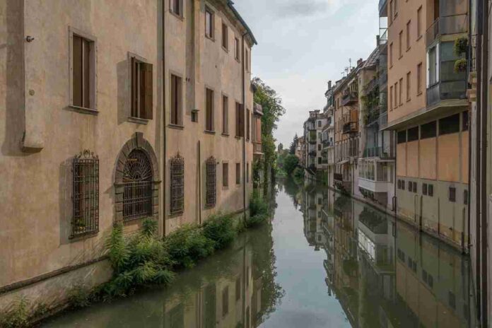 ríos de la ciudad de padua italia