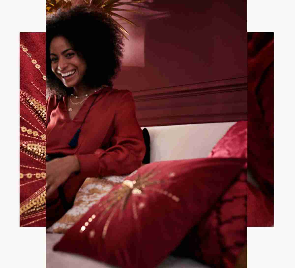 Decora tu casa esta navidad con vibrante color rojo de H&M 3